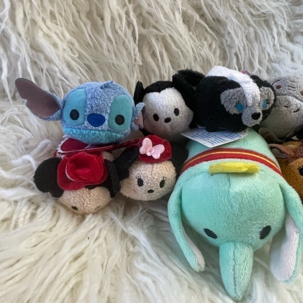 Lot of 12 Disney Tsum Tsum Plush Toys Mickey, Minnie,Dumbo, Ursula